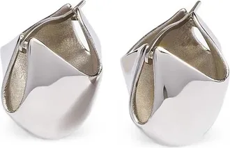 Khaite Small Lotus Polished Earrings