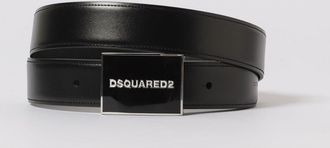 Dsquared2 Cintura Dsquared2 in pelle con doppia fibbia
