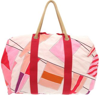 Hermès Multi-Color Cotton Beach Bag Tote Bag (Pre-Owned)