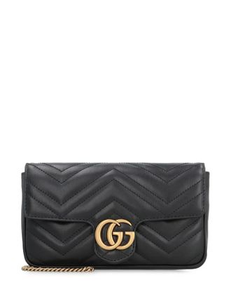 Gucci GG Marmont kleine crossbodytas - Zwart