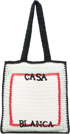 Casablanca Crochet Tote Bag - Unisex - Cotton/Lyocell