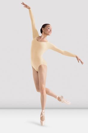 Bloch BLOCH Ladies Lepsi Long Sleeve Leotard, Nude