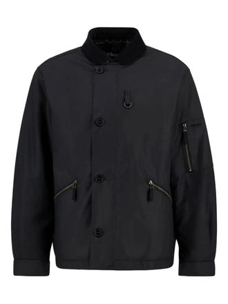 Barbour Hanger Waxed Deck jacket - men - Polyester/Cotton - S - Black