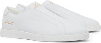 Lacoste Linecourt Slip-On Sneaker in White/white at Nordstrom, Size 10.5