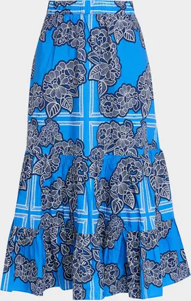 Cara Cara Chase Double-Tiered Skirt