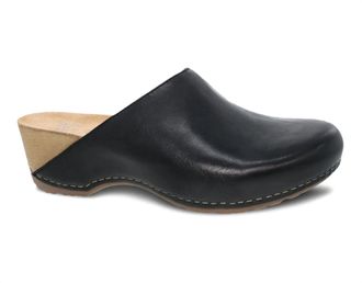 Dansko Womens Talulah Milled Burnished Mule In Black