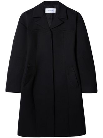 Off-white Round Techno Gab single-breasted coat - Black