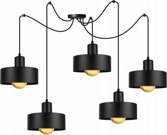 OEM L&aacute;mpara Colgante Ara&ntilde;a Moderna Pantalla De Metal