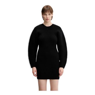 Sportmax Mujer, Vestidos, Negro, Talla: L