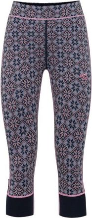 Kari Traa Rose Capri High Waist Merinounterwäsche für Damen | grau