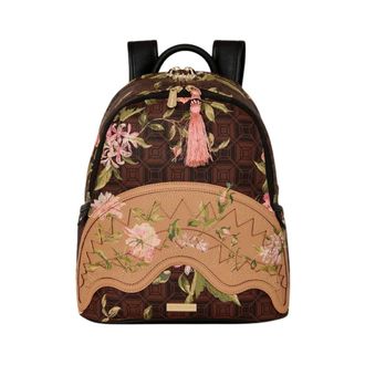 Sprayground Backpacks, male, Brown, Size: ONE SIZE AI Henny Floral Savage Backpack