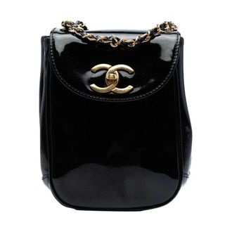 Chanel Pre-owned Chain Detail Shoulder Bag - Dames - Pre-owned - Zwart - Maat: ONE Size