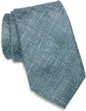 Nordstrom Textured Silk Tie in Aqua at Nordstrom
