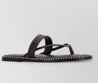 Dries Van Noten leather thong sandals