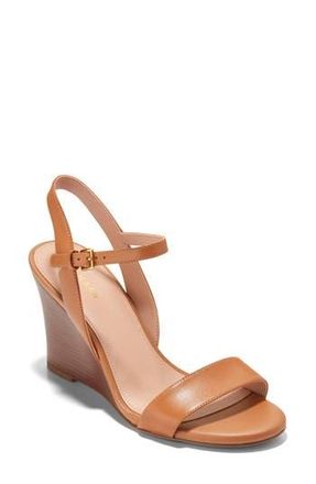 Cole Haan Josie Wedge Sandal in Pecan Leather at Nordstrom Rack, Size 11