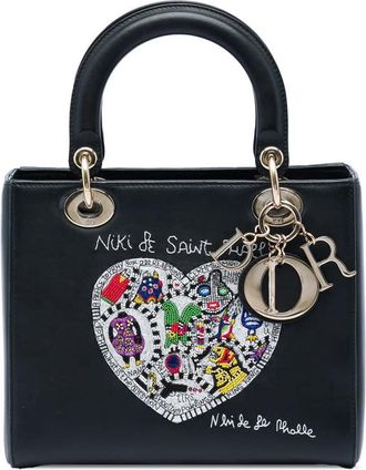 Dior Pre-owned Dior Niki De Saint Phalle Medium Calfskin Heart Supple Lady Dior Ladies 9FGYD4DUXNCE9GT9