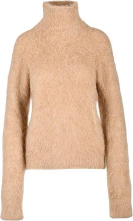 Sportmax Elgar High Neck Sweater - Beige