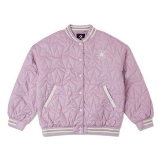 Converse (WMNS) Converse Rpc Padded Baseball Jacket Pink 10025223-A04