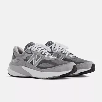 New Balance Made in USA 990v6 M990GL6 Sneakers Gray White Lifestyle Shoes