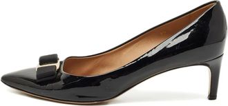 Ferragamo Pumps con fiocco 30mm - Nero