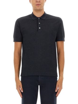 Ermenegildo Zegna Cotton Blend Polo Shirt