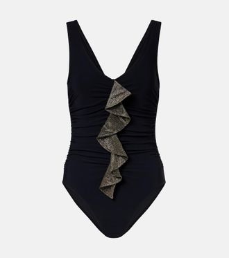 Karla Colletto Ba&ntilde;ador Helena con volantes