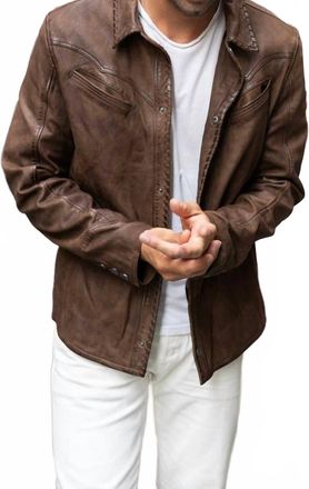 Mauritius Mens Woodly Jacket In Brown