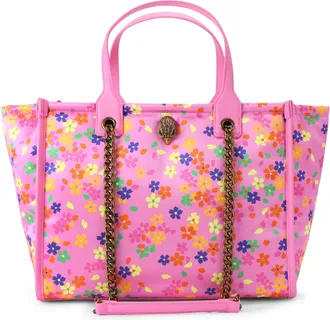 Kurt Geiger Womens Victoria Large Shopper Bag - Pink Fabric - One Size