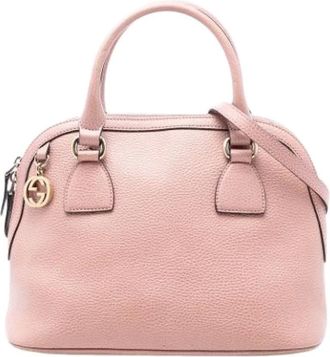 Gucci Pre-owned Handbags, female, Pink, Size: ONE SIZE Pre-owned Satchel