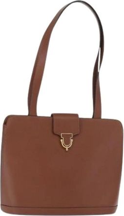 Celine Pre-owned Shoulder Bags, female, Brown, Size: ONE SIZE Pre-owned Vintage Shoulder Bag