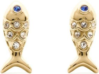 Kate Spade New York summer daze fish stud earrings in Clear Multi at Nordstrom