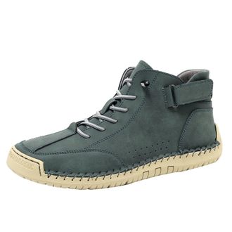 Generic Mans Beach Snorkeling Diving Couple Involved in Swimming Red Retrofitting Streams Soft Bottom Skin Shoes Shoes for Men Formal (Green, 6.5)