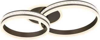 Globo Lighting plafoniera - Grouni - nichel - metallo - lampada a