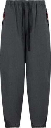 Prada Broeken, Dames, Grijs, S, Wol, Wol en Mohair Joggingbroek
