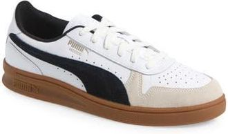 Puma Indoor Sneaker in Puma White-Puma Black-Gum at Nordstrom Rack, Size 7.5