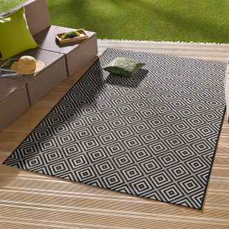 Hanse Home home24 In-/Outdoor-Teppich Karo