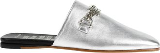 John Richmond Open Moccasin met Verfijnd Decoratief Detail - Dames - Slip ons - Grijs - 39 1/2 EU - Schoenen