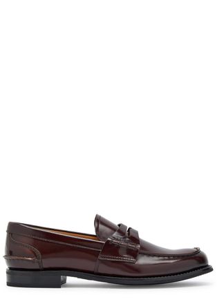 Churchs Churchs Pembrey Polished Leather Loafers - Brown - 40 (IT40 / UK7)