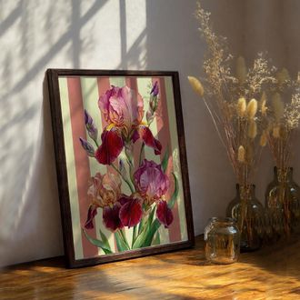Dmora Cuadro Melaripa, Estructura De Madera Nobilitada, 33x48h Cm Multicolor
