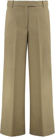 Calvin Klein Trousers In Wool Gabardine