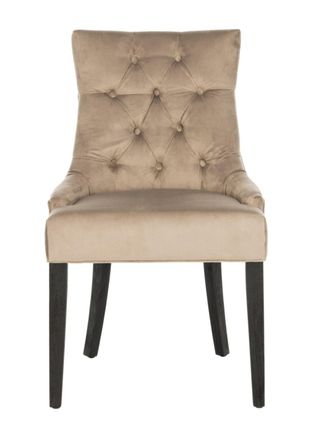 Safavieh Set de 2 sillas de comedor en madera de abedul beige