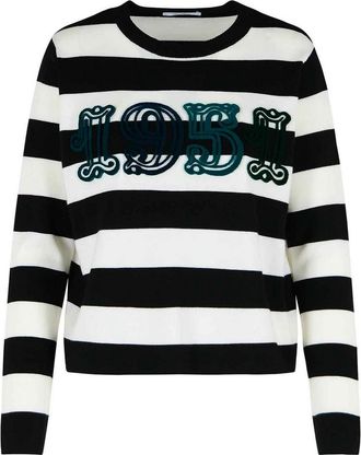 Max Mara Viterbo Two-Tone Virgin Wool Sweater