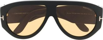 Tom Ford BRONSON SHINY BLACK SUNGLASSES Size: OS, colour: BLACK