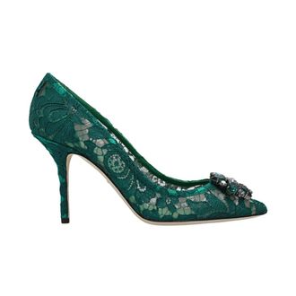 Dolce & Gabbana Pumps, female, Green, Size: 6 US Bellucci Stiletto Pump