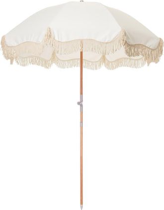 Business & Pleasure Co Premium Beach Umbrella in Antique White at Nordstrom