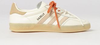 adidas Gazelle Indoor Leather Trainers with 3-Stripes Logo