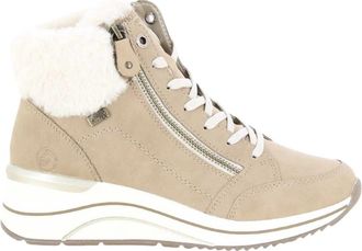 Remonte Beige Damesschoenen Stijlvol Model - Dames - Winterlaarzen - Beige - 37 EU - Schoenen