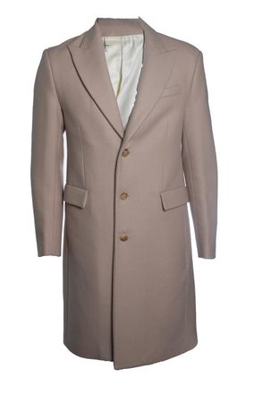 Amiri beige wool coat