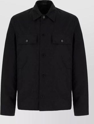 Gucci cotton jacket long sleeves chest pockets