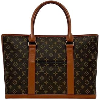 Louis Vuitton Pre-owned Tote Bags, female, Brown, Size: ONE SIZE Pre-owned Weekend PM Tote